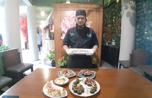 Sushi Unik Paduan Jepang & Sunda di Bandung