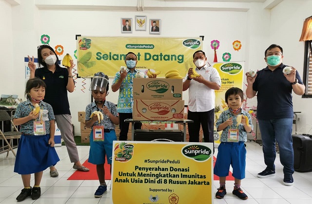 Sunpride Berikan Bantuan Pemenuhan Gizi Anak Usia Dini Saat Pandemi