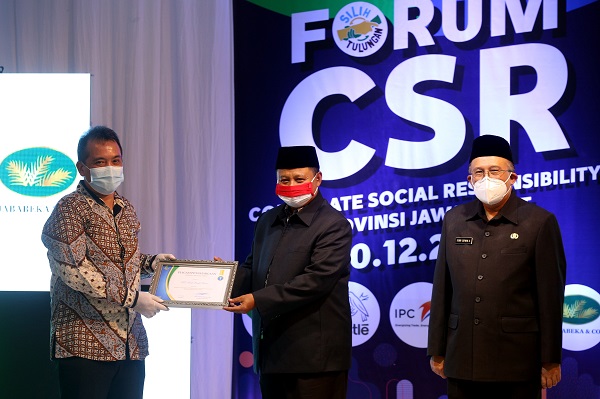 Wagub Jabar Beri Penghargaan buat 5 Perusahaan dengan Kontribusi CSR Terbesar, Salah Satunya ke PT SPV