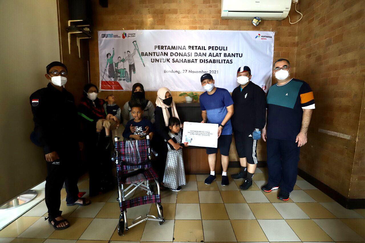 PT Pertamina Retail Berikan Bantuan CSR kepada Yayasan Difabel