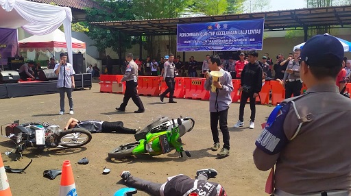 Asosiasi Motor Honda Cianjur Ikuti Kegiatan Hari Jadi Lalu Lintas Ke-68