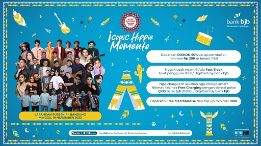 bank bjb Hadirkan Berbagai Promo Menarik di Konser Now Playing Festival Iconic Momento 2023