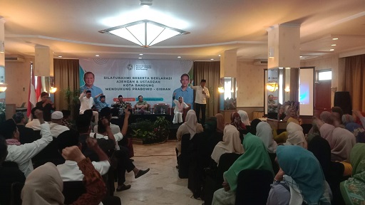 Forum Ajengan dan Ustadzah Kota Bandung Deklarasikan Dukungan kepada Prabowo-Gibran