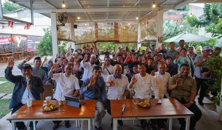 Temui Para Pemuda Kabupaten Bogor, Cawagub Jawa Barat Ilham Habibie Tampung Aspirasi dan Keluhan Pemuda 