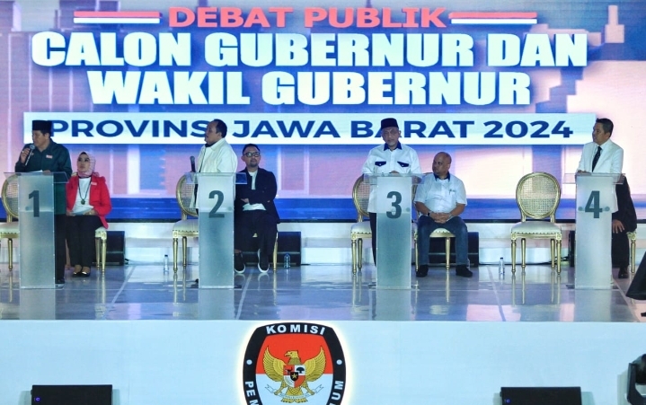 Debat Perdana Pilgub Jabar Masih Belum Panas