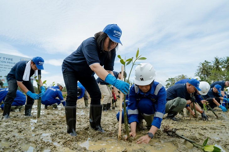 Tunjukan Komitmen Terhadap Kelestarian Lingkungan, Yamaha Motor Group Kembali Tanam Ratusan Ribu Mangrove di Indonesia