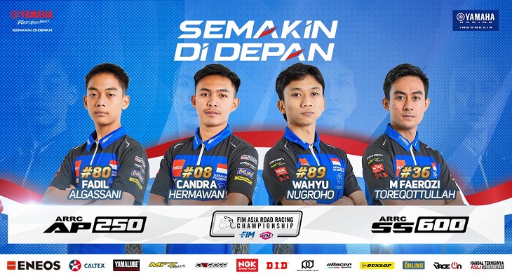 Line Up Yamaha Racing Indonesia 2025, Siap Tempur di Level Kompetitif Internasional