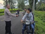 Polsek Ciwidey Gelar Razia Aksi Balapan Liar, 40 Motor Disita