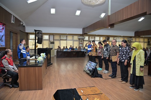 Pengambilan Sumpah dan Penandatanganan Pakta Integritas Penerimaan Terpadu Taruna/i Akpol, Bintara dan Tamtama Polri TA 2025 Panda Polda Jabar