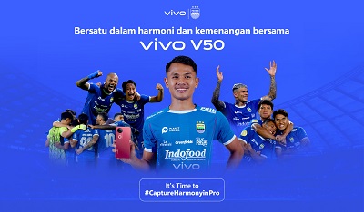 Mari Abadikan Setiap Momen Kemenangan Persib Bandung dengan vivo V50